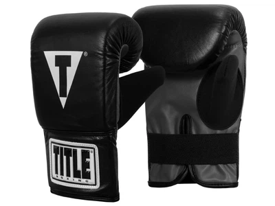 Снарядні рукавички TITLE Traditional Style Pro Bag Gloves L чорний/сірий (4988)