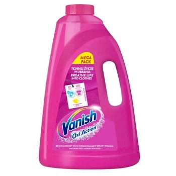 Пятновыводитель Vanish Pink Oxi Action цветной 3л (51869)