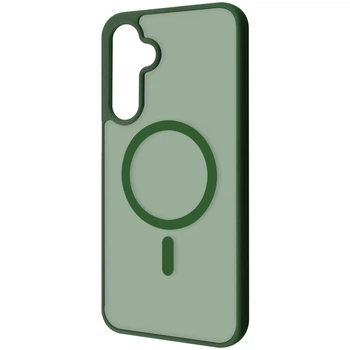 Чохол WAVE Matte Color Case with Magnetic Ring Samsung Galaxy S25 FE green