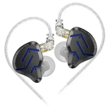 KZ ZSN PRO 2 (Blue, без мікрофону) – Деталізований звук з підвищеною чіткістю