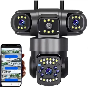 Уличная камера видеонаблюдения Smart Camera SO 14 с 4G SIM картой поворотная для дома и бизнеса с удаленным доступом интеллектуальным отслеживанием движения и ночным видением 24 на 7 для контроля территории без стационарного интернета
