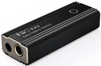 FiiO KA3 - Портативний ЦАП з Підсилювачем (ESS ES9038Q2M, 3.5 мм + 4.4 мм балансний вихід, DSD512/32bit 768kHz)