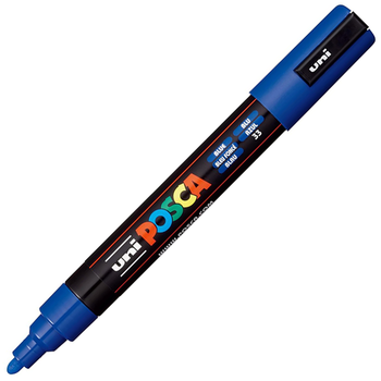 Маркер акриловий Uni Posca PC-5M 1,8-2,5 мм синій (PC5M56)