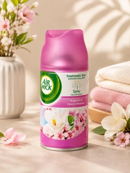 Змінний аерозольний балон Air Wick Freshmatic до автоматичного освіжувача повітря Магнолія та квітуча вишня 250 мл