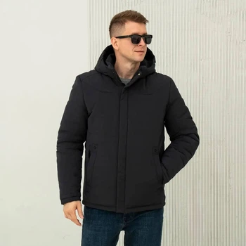 Куртка мужская зимняя большого размера UF-Fashion 79-CKF 60 темно-синий