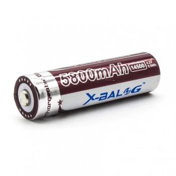 Акумулятор X-Balog 14500 580mAh АА Purple