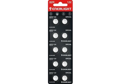 Батарейка годинникова Enerlight AG10 LR54/390