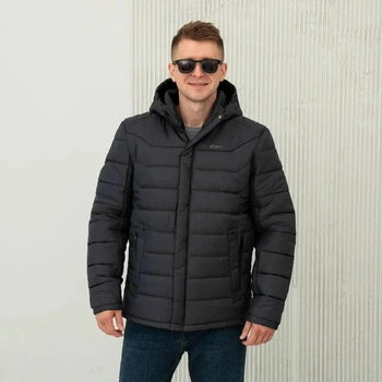Куртка зимняя мужская большого размера UF-Fashion 47-п-сфк 52 графитовый