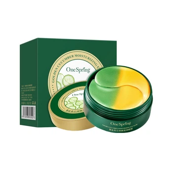 Гидрогелевые патчи с огурцом One Spring Golden Cucumber Moisturizing Eye Mask
