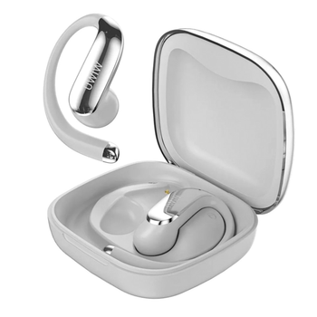 Bluetooth гарнитура TWS Wiwu Ai303 серый 360° звук AI-перевод до 36 часов автономности