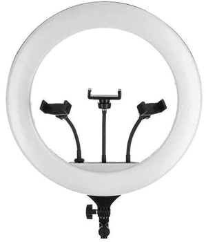 Кільцева лампа RGB LED 36 см 120 світлодіодів USB 5V чорна 3D-36