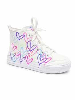 Кроссовки высокие для девочки Skechers Street x JGoldcrown 35 (22 см) 4068365731645