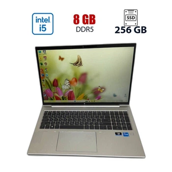 Ультрабук HP EliteBook 860 G9 / 16" (1920x1200) IPS / Intel Core i5-1245U (10 (12) ядер по 1.6 - 4.4 GHz) / 8 GB DDR5 / 256 GB SSD / Intel Iris Xe Graphics / WebCam б/у