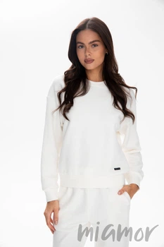 Свитшот женский коллекция Cotton Fleece German Volf 25166 XXL Молочный