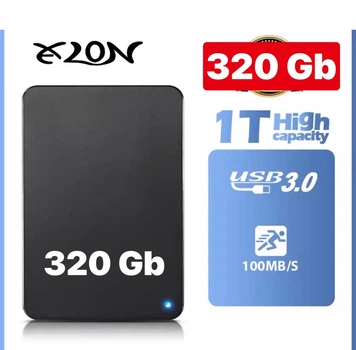 Портативный внешний жесткий диск KESU XLON HD 320Gb USB 3.0 для ПК/Windows/Mac/PS4/XBox/Linux