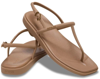 Жіночі сандалі Маямі Crocs Miami Thong Flip Brown (38-39, коричневий)