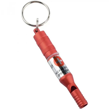 Сувенір Munkees 3385 Брелок-свисток Emergency Whistle red (100047627)