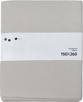 Скатерть MBM HOME Тиша 150х260 см гравий (KT-27 XL GRAVEL/PRINT)
