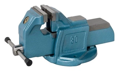 Тиски слесарные стационарные Bison 1250-175L ширина губок 175 мм (5907412217048)