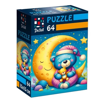 Пазл Vladi Toys De.tail Сонный медвежонок 64 эл (DT1234-05)