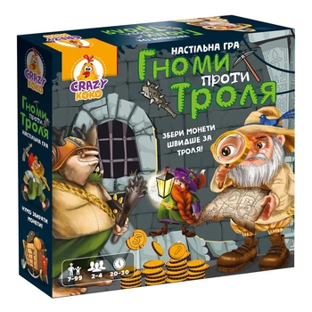 Настільна гра Vladi Toys Гноми проти Троля (укр), VT8055-36