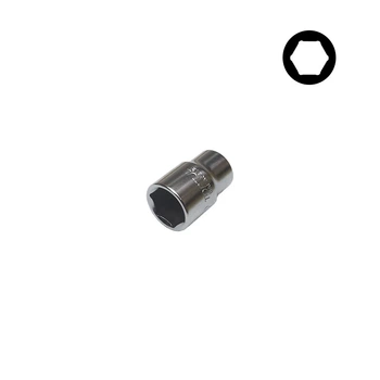 Головка Toptul на 13 мм 1/4" 6-ти гранная