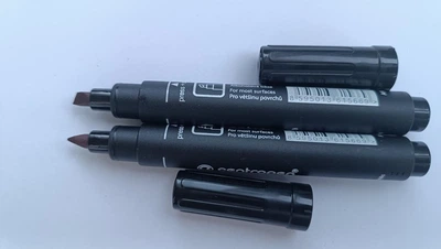 Маркер перманентний ,чорний скошений, 8576 CENTROPEN, ( 1 шт)