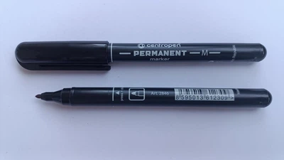 Маркер перманентный черный 1мм CENTROPEN