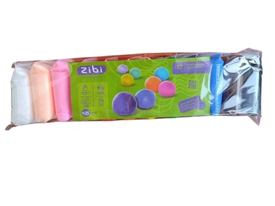 Моделин 12цветов со стекамы Zibi