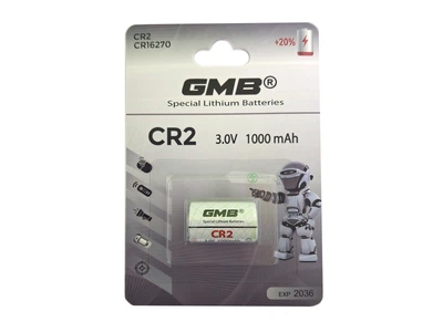Батарейка CR2 GMB літієва 3.0V 1000mAh 1bl