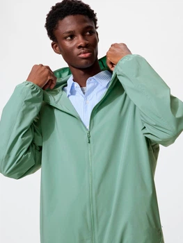 Ветровка мужская Uniqlo 216845444 XL Зеленая (1161294541)
