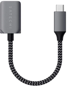 Adapter Satechi USB Type-C to USB 3.0 Adapter Cable Space Gray (ST-UCATCM)