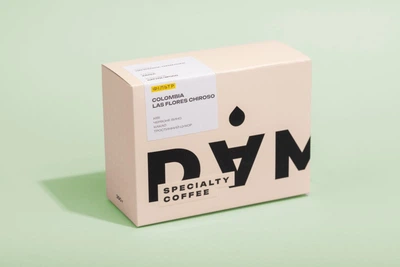 Кава в зернах DAM Coffee Colombia Las Flores Chiroso для фільтра 250 г