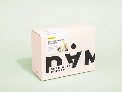Кава в зернах DAM Coffee Colombia Honey Blueberry для фільтра 250 г