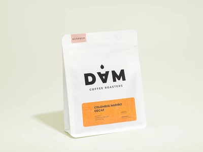 Кава в зернах DAM Coffee Colombia Nariño Decaf без кофеїну для фільтра 1 кг