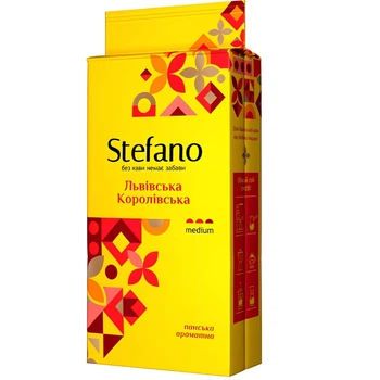 Кофе молотый STEFANO Львовский Королевский 230 г