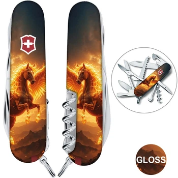 Складной нож Victorinox HUNTSMAN ZODIAC Огненный пегас 1.3713.3.Z5250pk