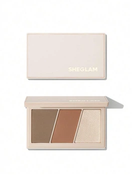 Палітра контуринг та хайлайтер Sheglam Trio Hero Face Palette Sand