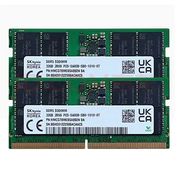 Комплект оперативной памяти для ноутбука SK hynix 64GB (2x32GB) DDR5 5600MHz SO-DIMM 2Rx8 (HMCG88AGBSA095N)