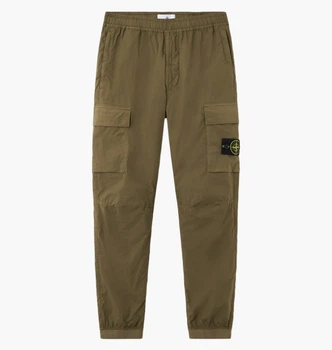 Штаны Stone Island Regular Tapered Fit Cargo Olive L1S153100031-S0003-V005G 36