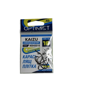 Крючок Optimist Kaizu (самоподсекающий) BN No 16,40043016