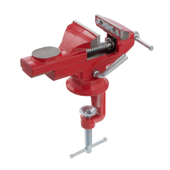 Тиски поворотные Intertool 60 мм (HT-0054) красные