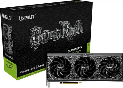 Відеокарта Palit GeForce RTX 4090 GameRock OmniBlack (NED4090019SB-1020Q) - Б/У