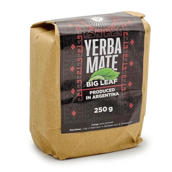 Мате фас 250г "BIG LEAF" (очищ крупный) бумажный пакет