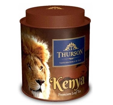 Чай листовий чорний Thurson Kenya Lion 100 г ж/б