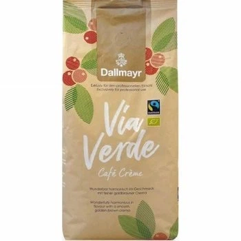 Кофе в зернах Dallmayr Via Verde Organic Cafe Creme 1 кг
