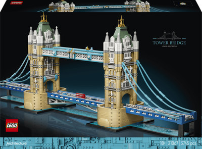 Zestaw klocków LEGO Architecture Tower Bridge 3745 elementów (21067)