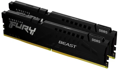 Модуль памяти Kingston DDR5 16GB (2x8GB) 5600 MHz Beast Fury (ex.HyperX) (KF556C36BBEK2-16)