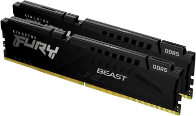 Модуль памяти Kingston FURY Beast Black DDR5-6000 32GB (2x16GB) (KF560C30BBEK2-32)