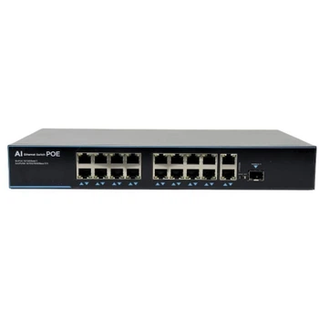 Комутатор мережевий Atis PoE-1018-16P-1S/250 AI